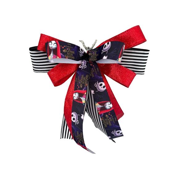 Nightmare Before Christmas Wreath | Jack Skellington Zero Oogie Boogie Halloween - Picture 10 of 12